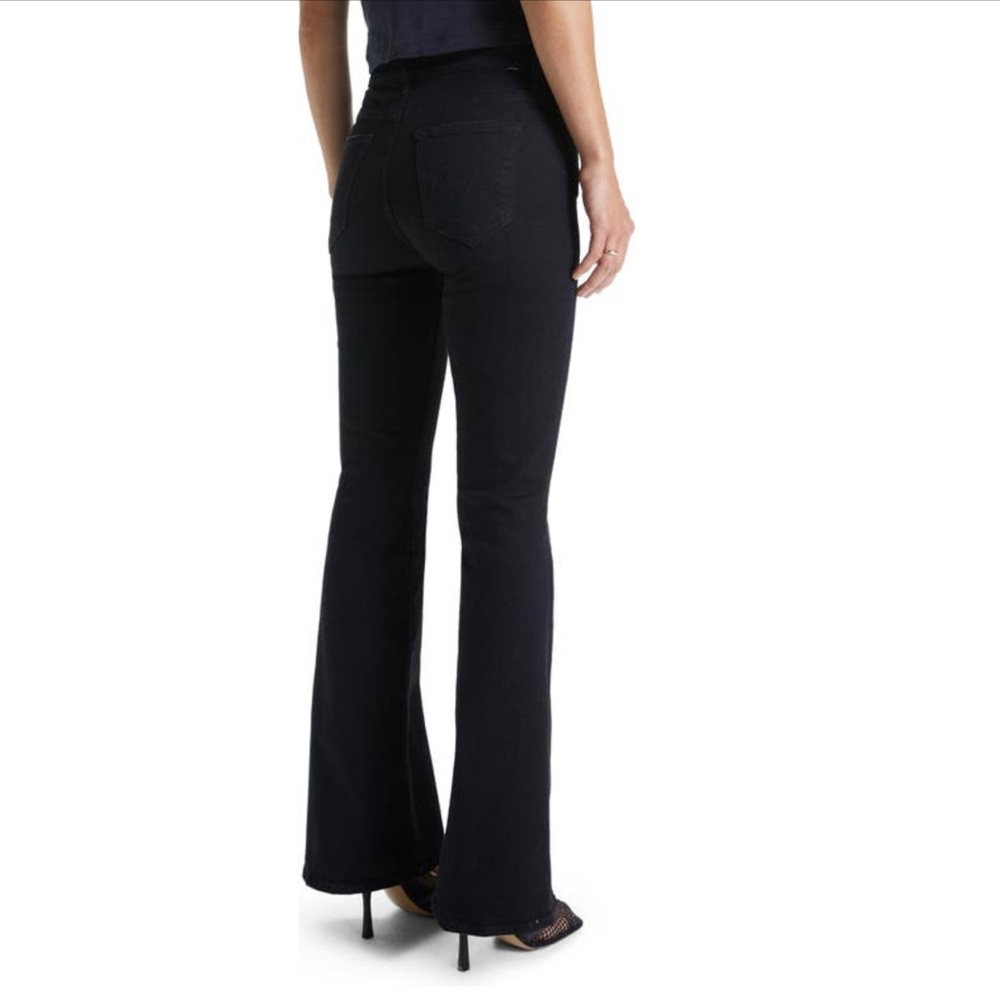 NWT Mother Weekender High Waist Flare in Black